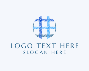 Sew - Clothing Plaid Pattern logo design