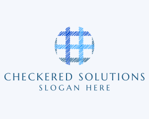 Checkered - Clothing Plaid Pattern logo design