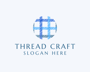 Stitching - Clothing Plaid Pattern logo design