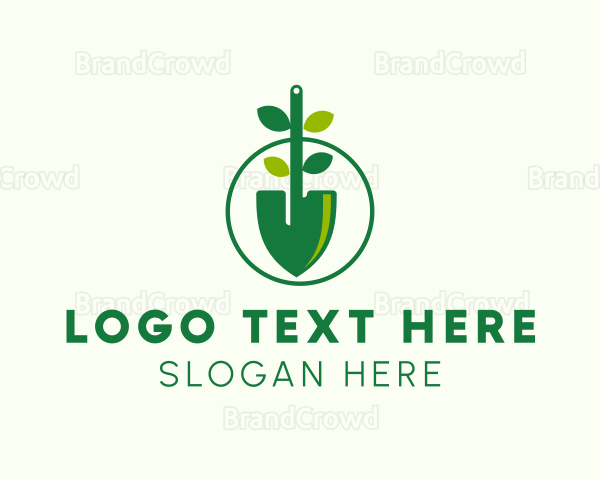 Shovel Branch Leaves Logo