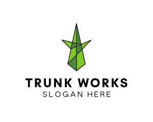 Trunk - Glass Mosaic Tree logo design