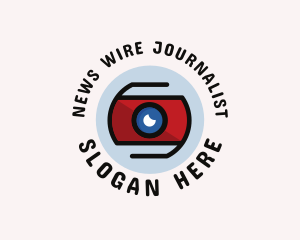 Journalist - Security Surveillance Camera logo design