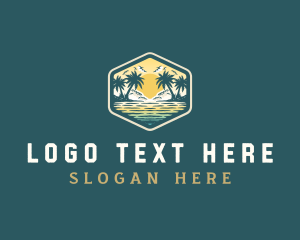 Surfing - Beach Resort Travel logo design