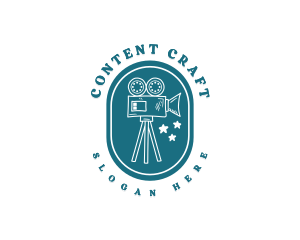 Doodle Cinema Camera logo design