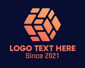 Geometric - Digital Cube Software logo design