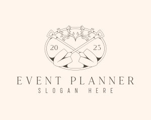 Elegant Garden Shovel Logo