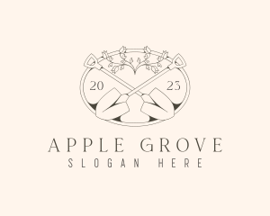 Elegant Garden Shovel logo design