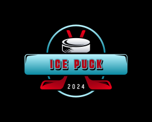 Hockey Puck Sports logo design