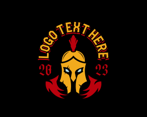 Spartan - Spartan Warrior Helmet logo design