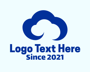 Minimalist - Blue Sky Cloud logo design