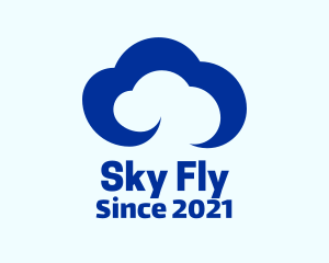 Blue Sky Cloud logo design