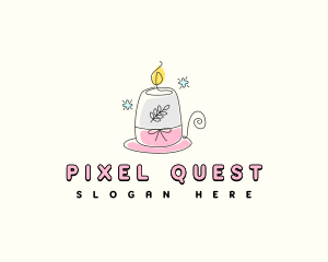 Cute Candle Holder Logo