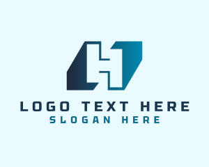 Letter H - Housing Construction Property Developer logo design