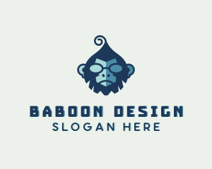 Baboon - Wildlife Sunglasses Monkey logo design