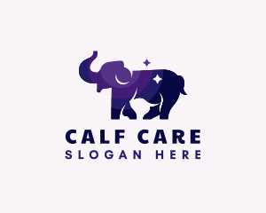 Elephant Wildlife Animal logo design