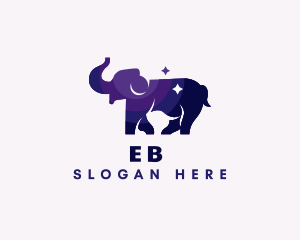 Asian - Elephant Wildlife Animal logo design