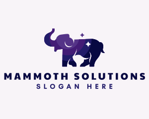 Elephant Wildlife Animal logo design