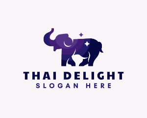 Thailand - Elephant Wildlife Animal logo design