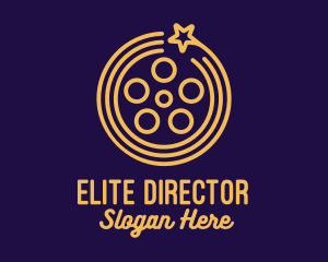 Director - Entertainment Movie Star logo design