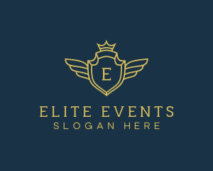 Events - Royal Shield Wings logo design