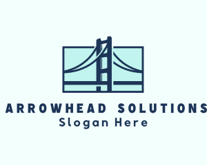 Road Bridge Infrastructure logo design