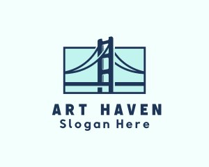 Road Bridge Infrastructure logo design