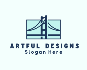 Road Bridge Infrastructure logo design