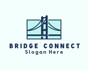 Bridge - Road Bridge Infrastructure logo design