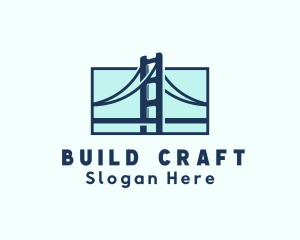 Road Bridge Infrastructure logo design