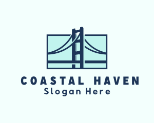 Bay - Road Bridge Infrastructure logo design