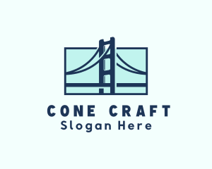 Road Bridge Infrastructure logo design