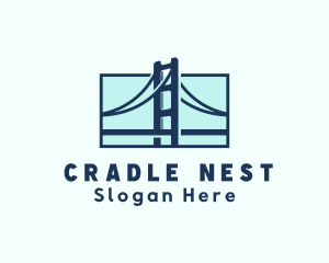 Road Bridge Infrastructure logo design