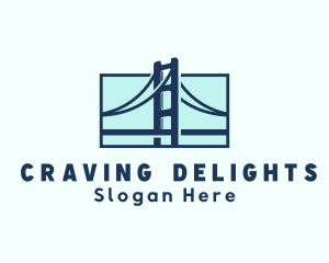 Road Bridge Infrastructure logo design