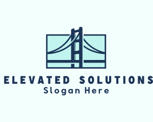 Road Bridge Infrastructure logo design