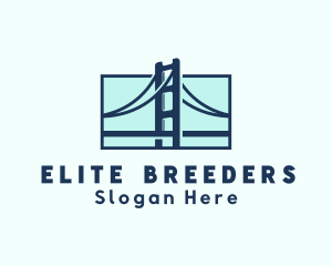 Road Bridge Infrastructure logo design