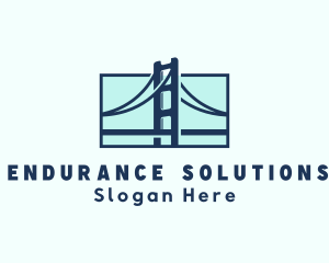 Road Bridge Infrastructure logo design