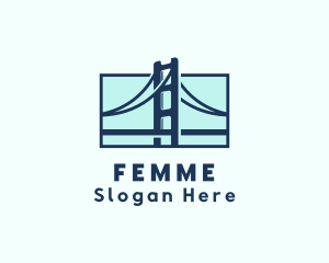 Road Bridge Infrastructure logo design