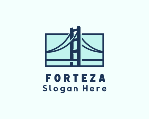 Road Bridge Infrastructure logo design