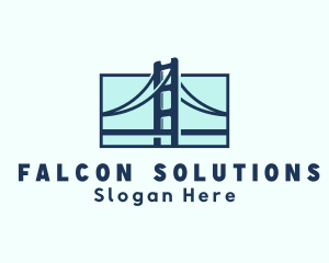 Road Bridge Infrastructure logo design