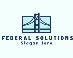 Road Bridge Infrastructure logo design