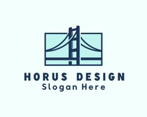 Road Bridge Infrastructure logo design