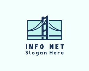 Road Bridge Infrastructure logo design