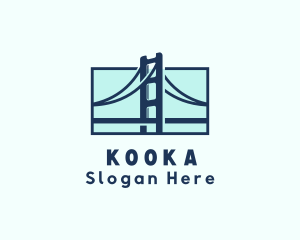 Road Bridge Infrastructure logo design