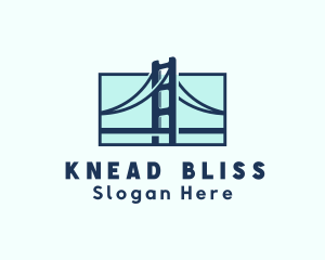 Road Bridge Infrastructure logo design