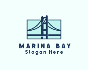 Road Bridge Infrastructure logo design