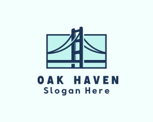 Road Bridge Infrastructure logo design