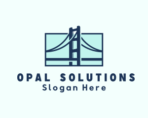 Road Bridge Infrastructure logo design