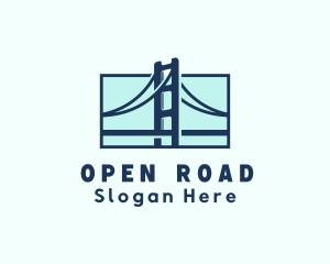 Road Bridge Infrastructure logo design