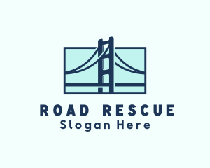 Road Bridge Infrastructure logo design