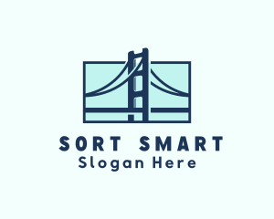 Road Bridge Infrastructure logo design